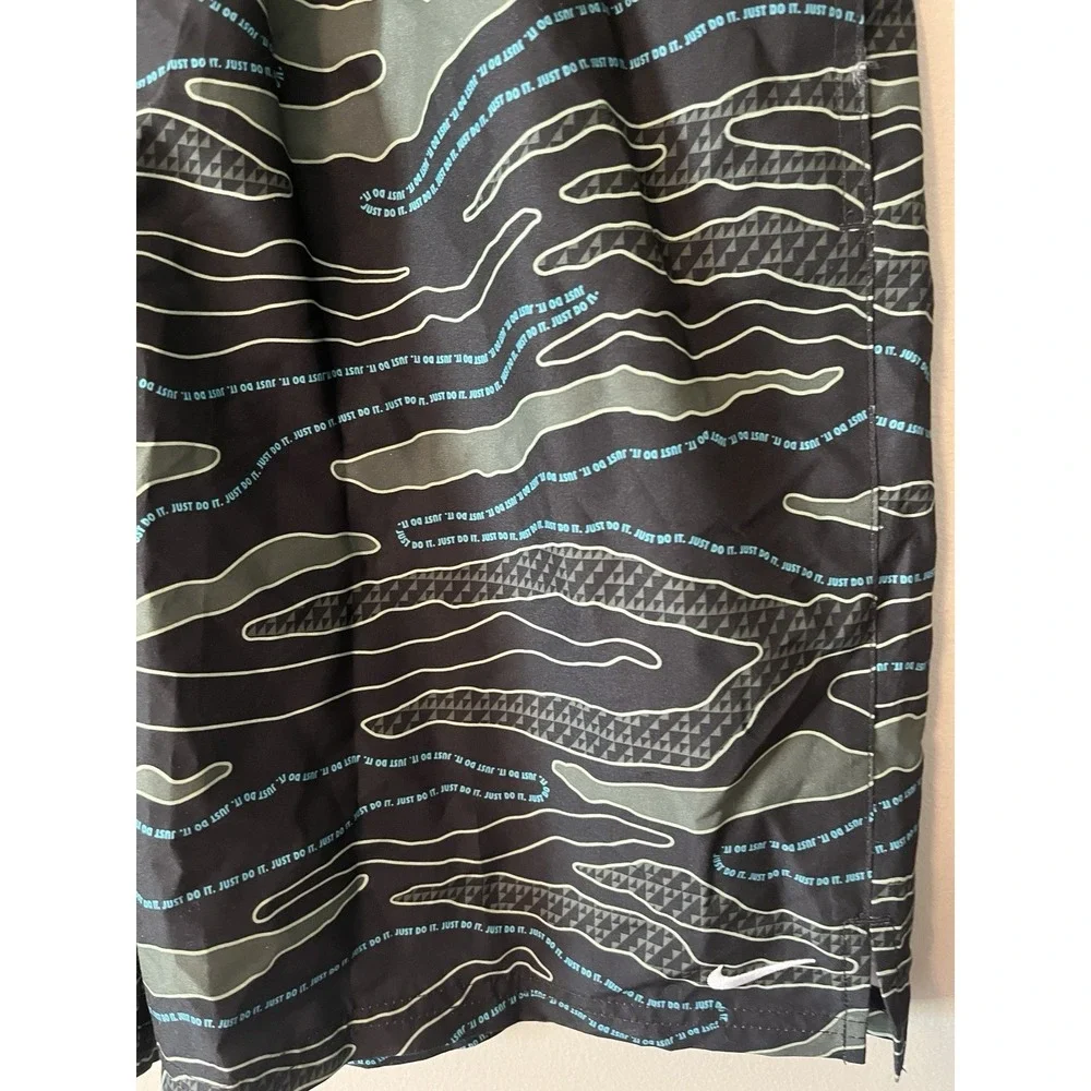 New! Nike Swim Jet Black‎ Swimming Trunks Men's Size Medium NWT